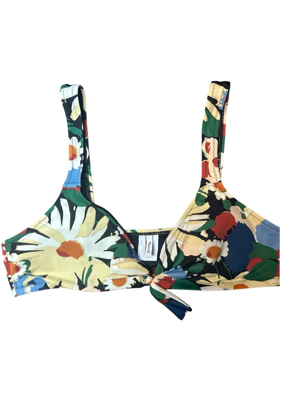 Madewell Second Wave Tie Front in Painted Garden